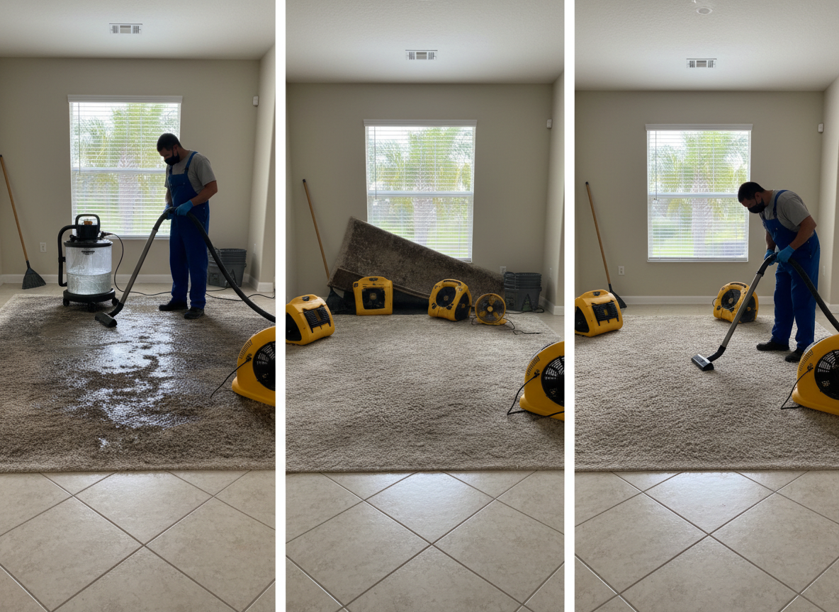 Step-by-Step Guide to Drying Out Water-Damaged Carpets in Humid Florida Conditions